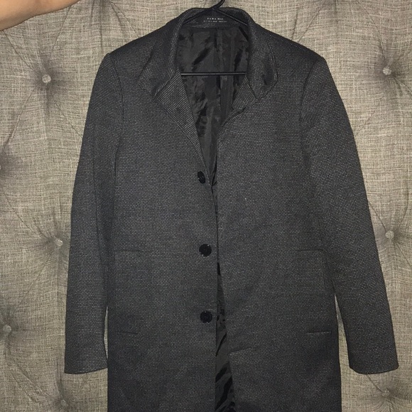 Zara Men's Wool-trench coat